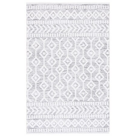 Safavieh 9 x 12 ft. Augustine 700 Power Loomed Rectangle Area Rug Grey & Ivory AGT756F-9